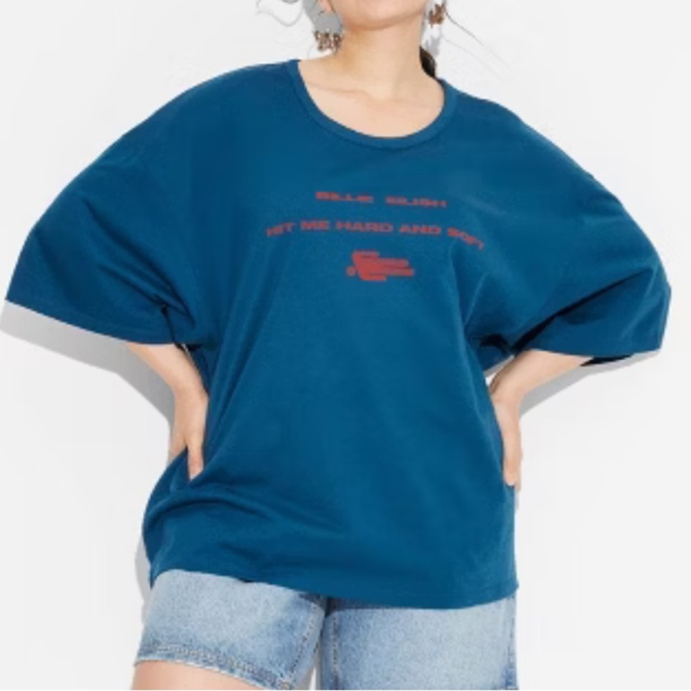Billie eilish Blue Graphic Tee